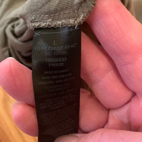 ASOS Size Large Olive Green Tunic - Picture 6 of 11